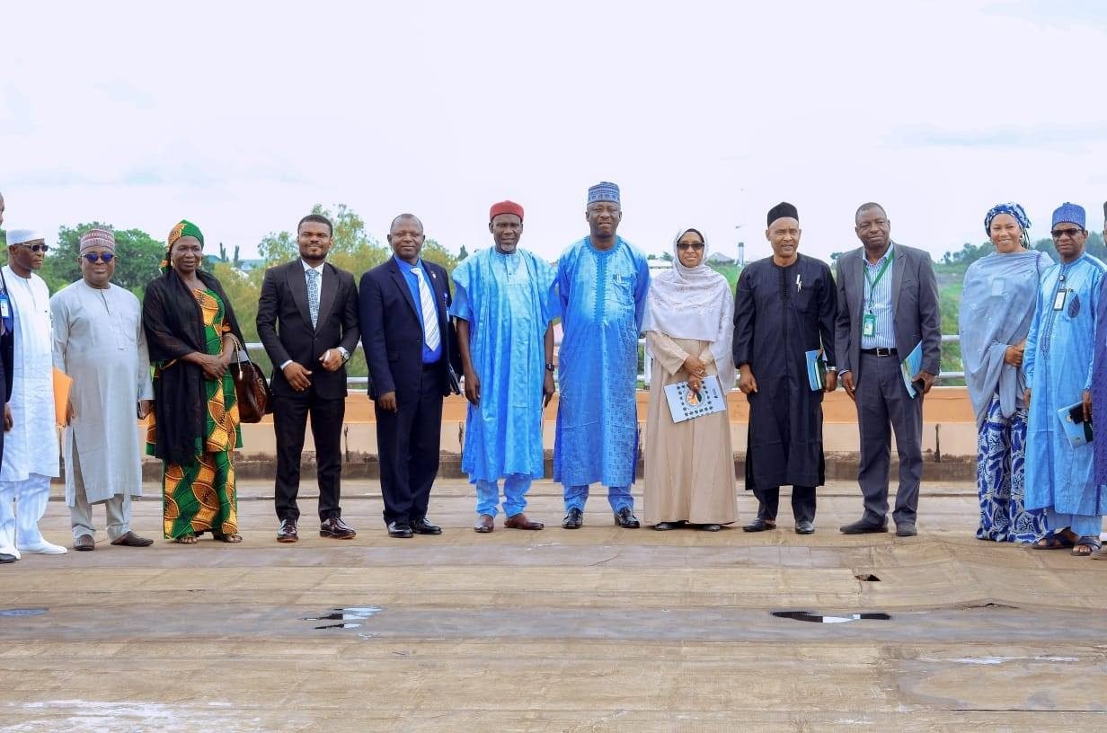 Board members and principal officers at the inauguration of the AM3C operational boards, Council Chamber, Nasarawa State University, Keffi, 30 June 2025